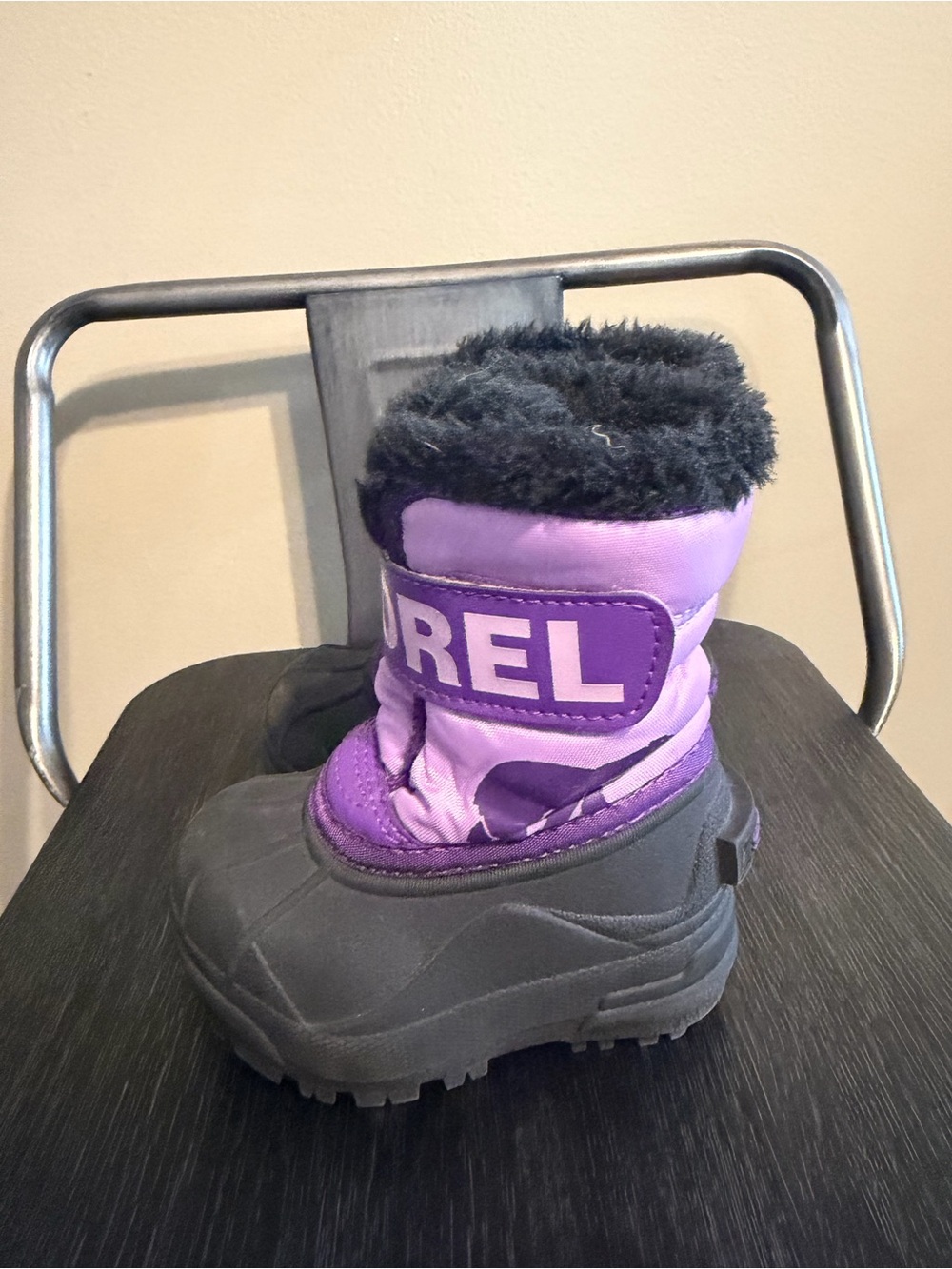 Sorel Snow Commander Toddler Boots Kids Size 4 Purple Gumdrop Winter - Picture 6 of 10